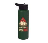 Bird Watching Don't Put All Your Eggs in One Nest Stainless Steel Insulated Water Bottle