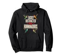 Bird Watching Easily Distracted By Hummingbirds Pullover Hoodie