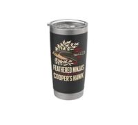 Bird Watching Feathered Ninjas Cooper's Hawk Stainless Steel Insulated Tumbler