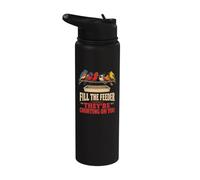 Bird Watching Fill The Feeder They're Counting On You Stainless Steel Insulated Water Bottle