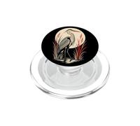 Bird Watching Great Blue Heron Among The Reeds PopSockets PopGrip for MagSafe