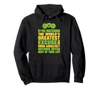 Bird Watching Greatest Excuse Funny Birder Quote Pullover Hoodie