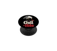 Bird Watching Gull-ible Funny Seagull Gift PopSockets Adhesive PopGrip