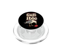 Bird Watching Gull-ible Funny Seagull Gift PopSockets PopGrip for MagSafe