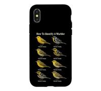 Bird Watching How To Identify A Warbler Field Guide Case for iPhone X/XS