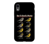 Bird Watching How To Identify A Warbler Field Guide Case for iPhone XR