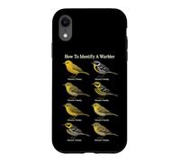 Bird Watching How To Identify A Warbler Field Guide Case for iPhone XR