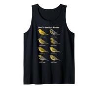 Bird Watching How to Identify A Warbler Field Guide Tank Top