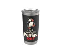 Bird Watching I Just Really Like Puffins, OK? Stainless Steel Insulated Tumbler