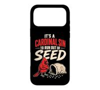 Bird Watching It's A Cardinal Sin To Run Out Of Seed Case for iPhone 17 Pro Max