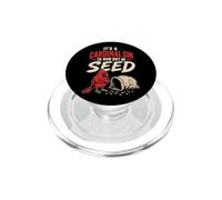 Bird Watching It's A Cardinal Sin To Run Out Of Seed PopSockets PopGrip for MagSafe
