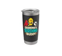 Bird Watching Kids Gift Grandma's Birding Buddy Stainless Steel Insulated Tumbler