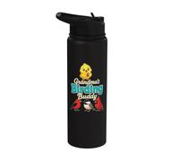 Bird Watching Kids Gift Grandma's Birding Buddy Stainless Steel Insulated Water Bottle