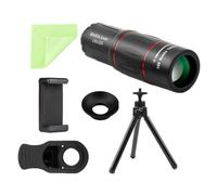 Bird Watching Monocular Phone Lens Monocular | 18X25 Lightweight Monocular Smartphone Adapter Tripod Lightweight Monocular for Concerts Hunting Travel