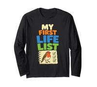 Bird Watching My First Life List Long Sleeve T-Shirt