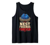 Bird Watching Nest Friends Forever Indigo Bunting Gift Tank Top
