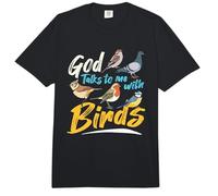 Bird Watching Ornithologist God Faith Design for a Bird Nerd Comfort Colors Adult Heavyweight T-Shirt