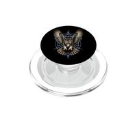 Bird Watching Owl Sacred Geometry Gift PopSockets PopGrip for MagSafe