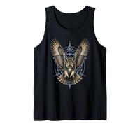 Bird Watching Owl Sacred Geometry Gift Tank Top