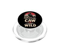 Bird Watching Raven Caw Of The Wild PopSockets PopGrip for MagSafe