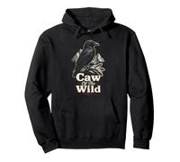 Bird Watching Raven Caw Of The Wild Pullover Hoodie