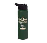Bird Watching Rock Dove Not Just A Pigeon Gift Stainless Steel Insulated Water Bottle