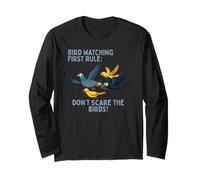 Bird Watching Rule One Funny Design Long Sleeve T-Shirt