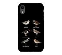 Bird Watching Shorebirds Species Field Guide Chart Case for iPhone XR