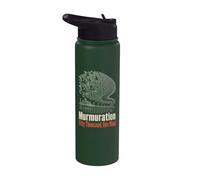 Bird Watching Starling Murmuration Fifty Thousand One Mind Stainless Steel Insulated Water Bottle