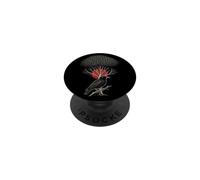 Bird Watching Starling Murmuration Silhouette Art PopSockets Adhesive PopGrip