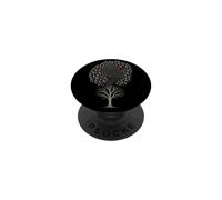 Bird Watching Starling Murmuration Silhouette Art PopSockets Adhesive PopGrip