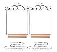 Bird Watching Station with Metal Frame Design Wood Perch Hummingbirds Swing Stand for Outdoor Backyard Decors Pet Bird Standing Swing Perch
