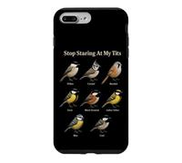 Bird Watching Stop Staring At My Tits Funny Gift Case for iPhone 7 Plus/8 Plus