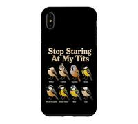 Bird Watching Stop Staring At My Tits Funny Gift Case for iPhone XS Max