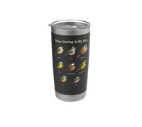 Bird Watching Stop Staring At My Tits Funny Gift Stainless Steel Insulated Tumbler