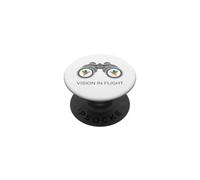 Bird Watching Vision Discovery Minimalist Binoculars Gift PopSockets Adhesive PopGrip