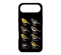 Bird Watching Warblers Species Field Guide Chart Case for iPhone Air