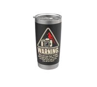 Bird Watching Warning 4000 Photos of The Same Cardinal Stainless Steel Insulated Tumbler