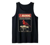 Bird Watching Warning 4000 Photos of The Same Cardinal Tank Top