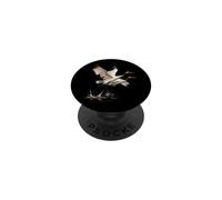 Bird Watching Whooping Crane Taking Flight PopSockets Adhesive PopGrip
