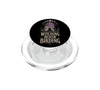 Bird Watching Witching Hour Birding Halloween PopSockets PopGrip for MagSafe