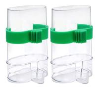 Bird Water Dispenser 220ml Automatic Clear Visible Bird Water Feeder Practical Cage Feeder for Parrot Lovebirds Canary Finch