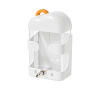 Bird Water Dispenser 250 ml, ABS + Metal, 205 g, 10 x 7.5 x 13.5 cm, Anti-Drip Nozzle Drinker for Parrots, for Cockatiels Lovebirds, Inside-Outside Cage Mount