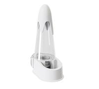 Bird Water Dispenser, Automatic Cage Feeder, Easy Install Pet Hydration Solution for Cockatiels Lovebirds Small Medium Birds Habitat Use, 6x9.5x16.5cm 125ml White Blue