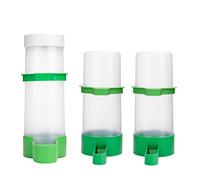 Bird Water Dispenser for Cage, Budgie Water Dispenser, XISTEST 2PCS Automatic Bird Water Feeder with 1PCS Food Feeder for Cage Parrot Budgie Cockatiel Clip Water Dispenser (2pcs 140ml + 1pcs 150ml)