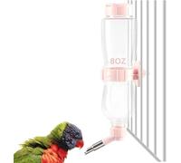 Bird Water Dispenser for Cage Detachable Bird Automatic Refilling Waterer Drinking Supplies for Parrot Parakeet(L)