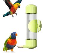 Bird Water Feeder - 200ml Automatic Drinking Bottle, Transparent Parrot Dispenser | Firing Pin Nozzle Design for Cockatiels, Parakeets, Budgies, Cage Hydration System, Easy Clean Leakproof Container S