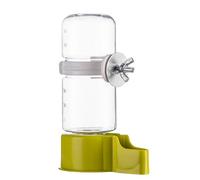 Bird Water Feeder for Cage - 140ml Water Dispenser Parrot Cage | Green Water Feeder for Medium Small Birds, Suspended Bird Feeders for Home