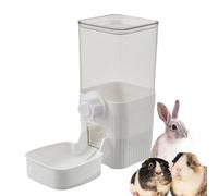 Bird Water Feeder for Cage - Automatic Bird Feeder Water Bottle | Leak-Proof Parrot Fountain | 520ml Transparent Hanging Feeders for Cockatiels Lovebirds Budgies Small Animals, Indoor Outdoor