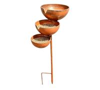 Bird Water Feeder Vintage Rustproof 3 Tier Garden Feeding Station | Three Tier Bird Water Feeder Provides Convenient Drinking Space While Adding Decorative Charm To Outdoor Garden Settings Dail